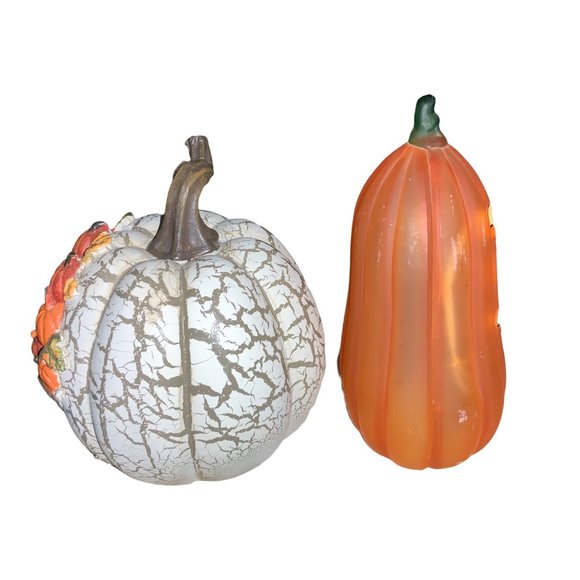 Fall Harvest/ Halloween Jack-O-Lantern Pumpkin Tabletop Decor - Picture 6 of 8